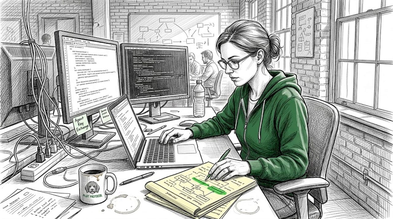 Encrypted Data Exchange for Decentralized AI