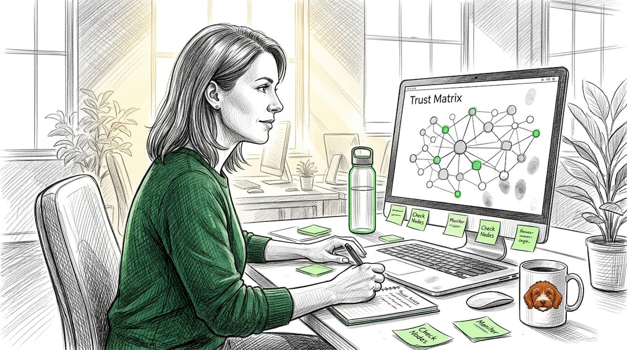 How mutual trust secures decentralized AI agent networks